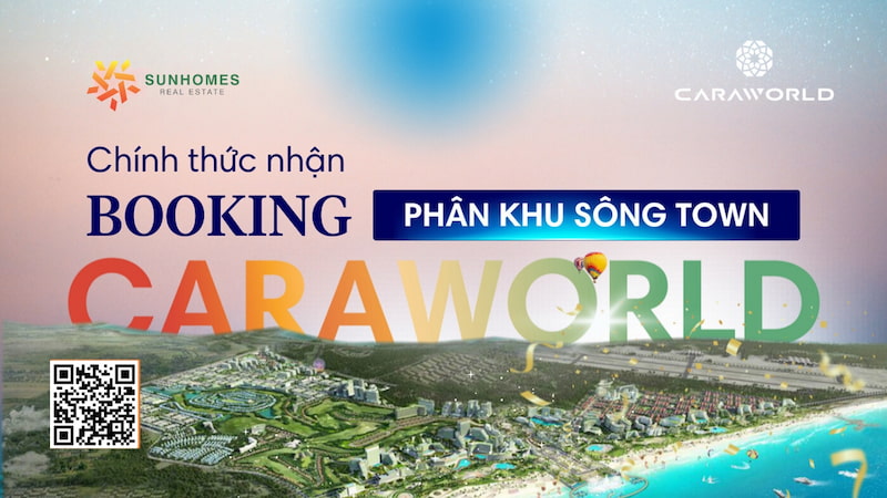 Sunhomes nhận booking Caraworld Cam Ranh